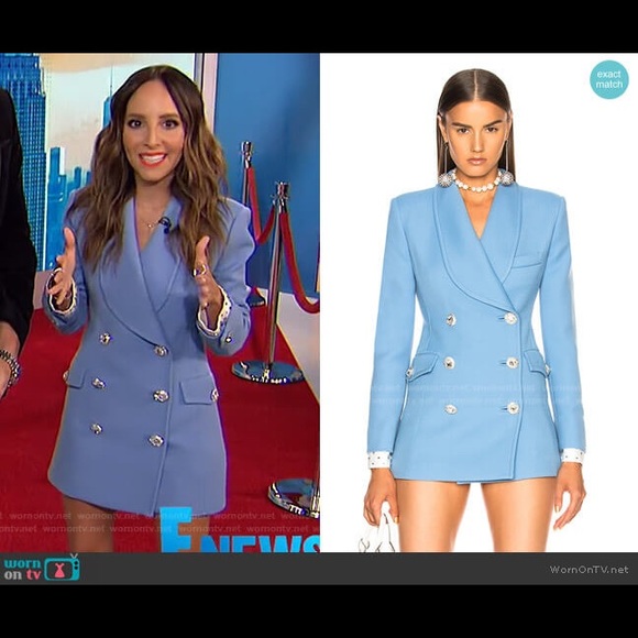 ❌❌ ALESSANDRA RICH WOOL DOUBLE BREASTED BLAZER - Picture 10 of 11